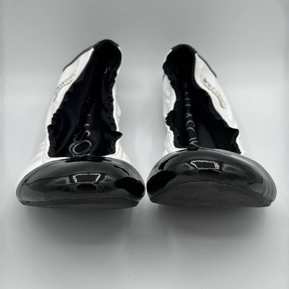 Ballasox womens black and white ballet classic travel flats size US 11. - Picture 2 of 8